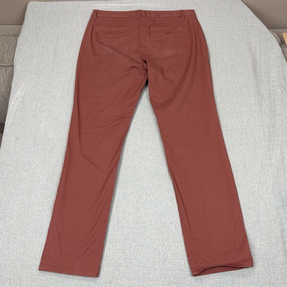 Bonobos Pants Mens 34X32 Red Slim Fit Stretch Chino - Picture 6 of 8